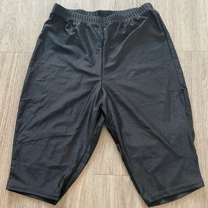 Black biker shorts